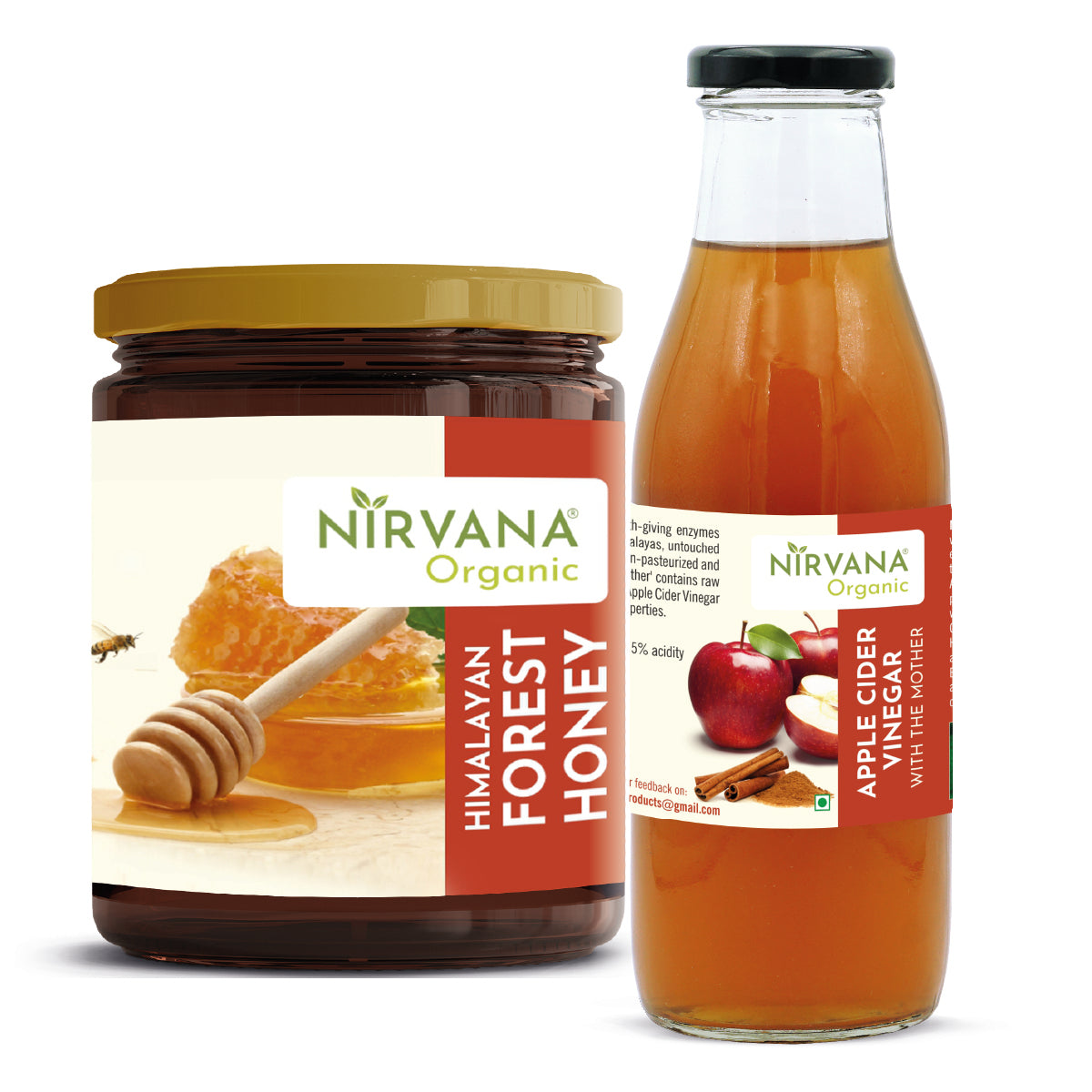 Apple Cider Vinegar & Honey Combo - Nirvana Organic