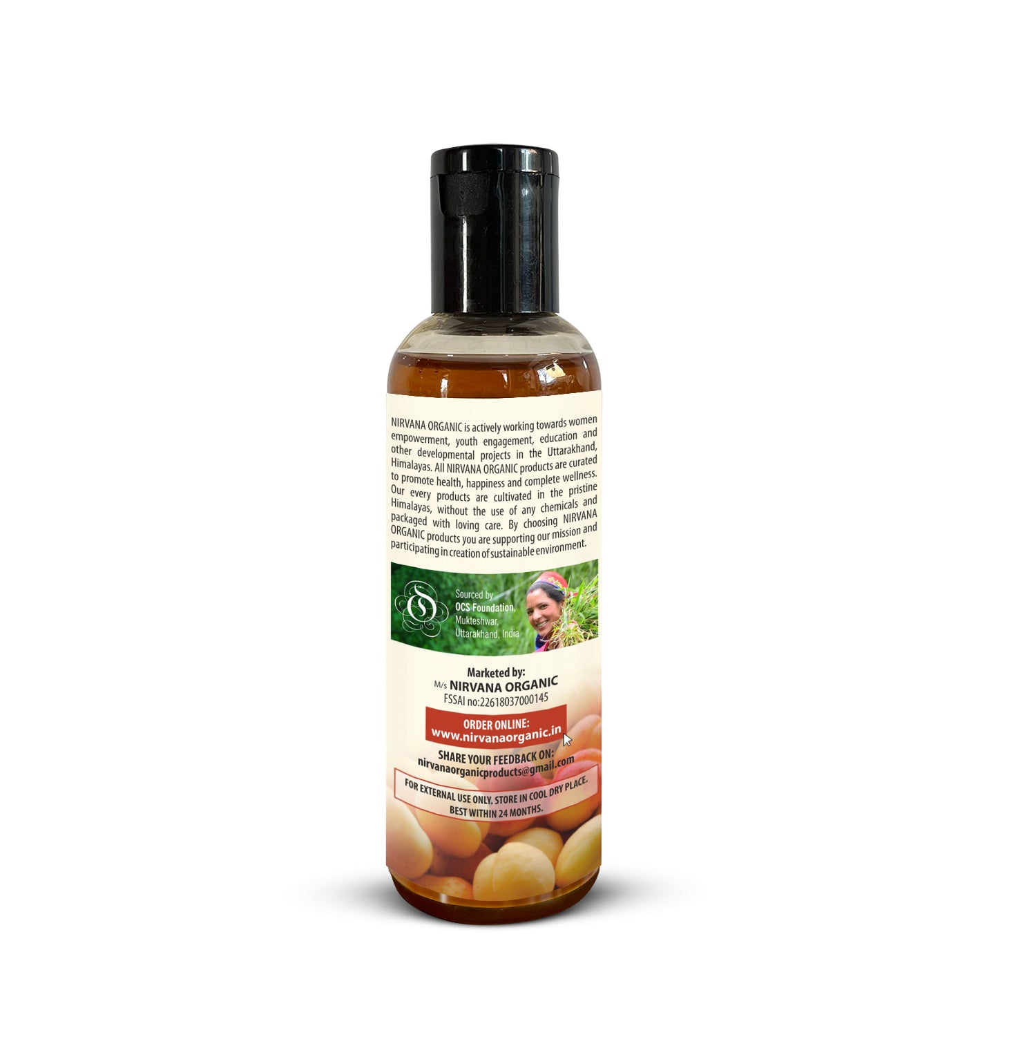 Apricot Oil nirvana organic 