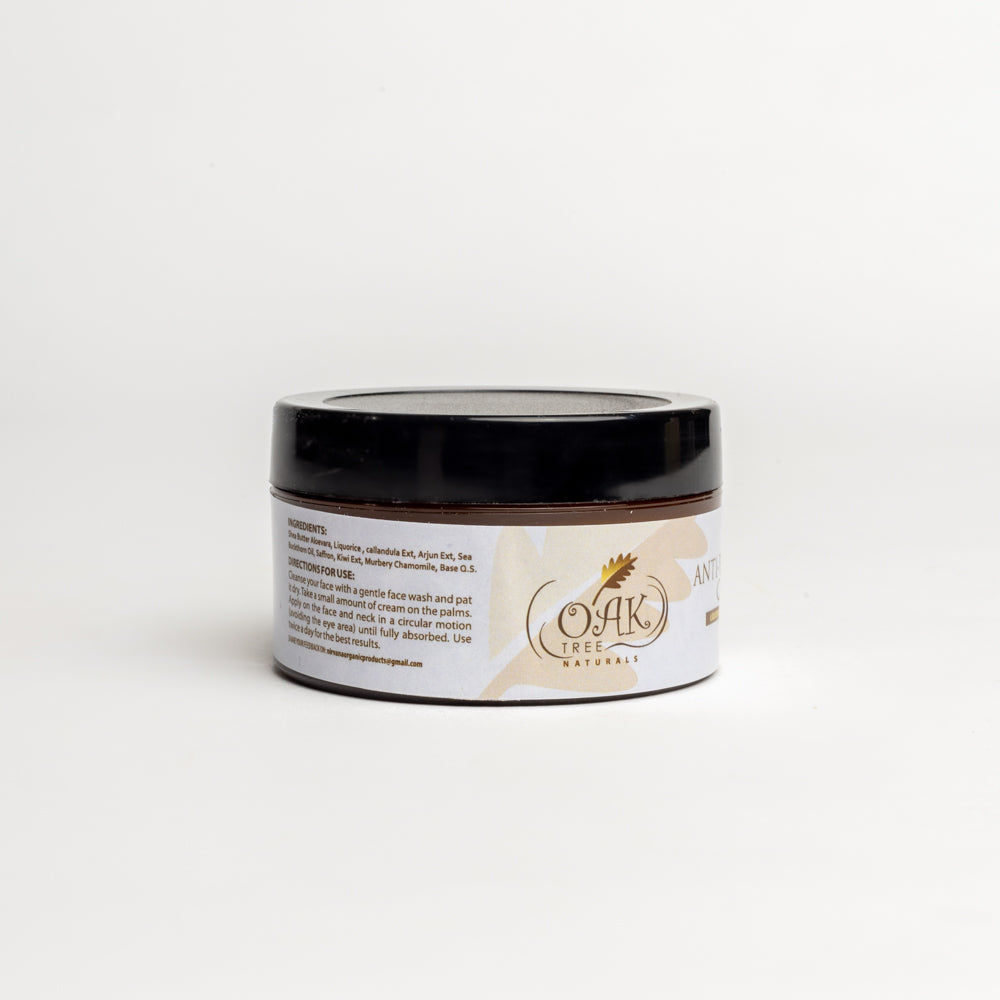 Clear skin with Oak Tree Natural cream 