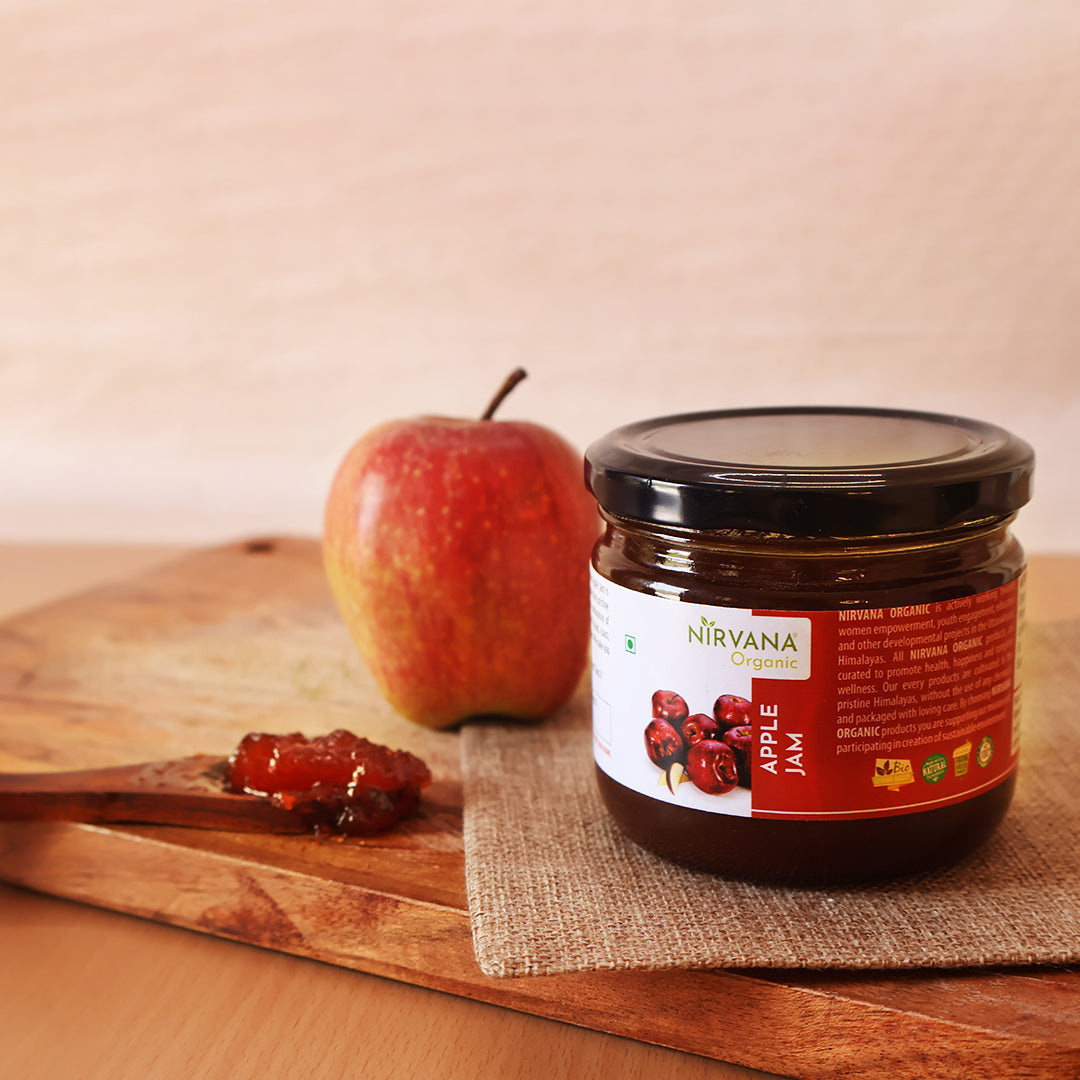 Natural Apple Fruit Jam - Nirvana Organic