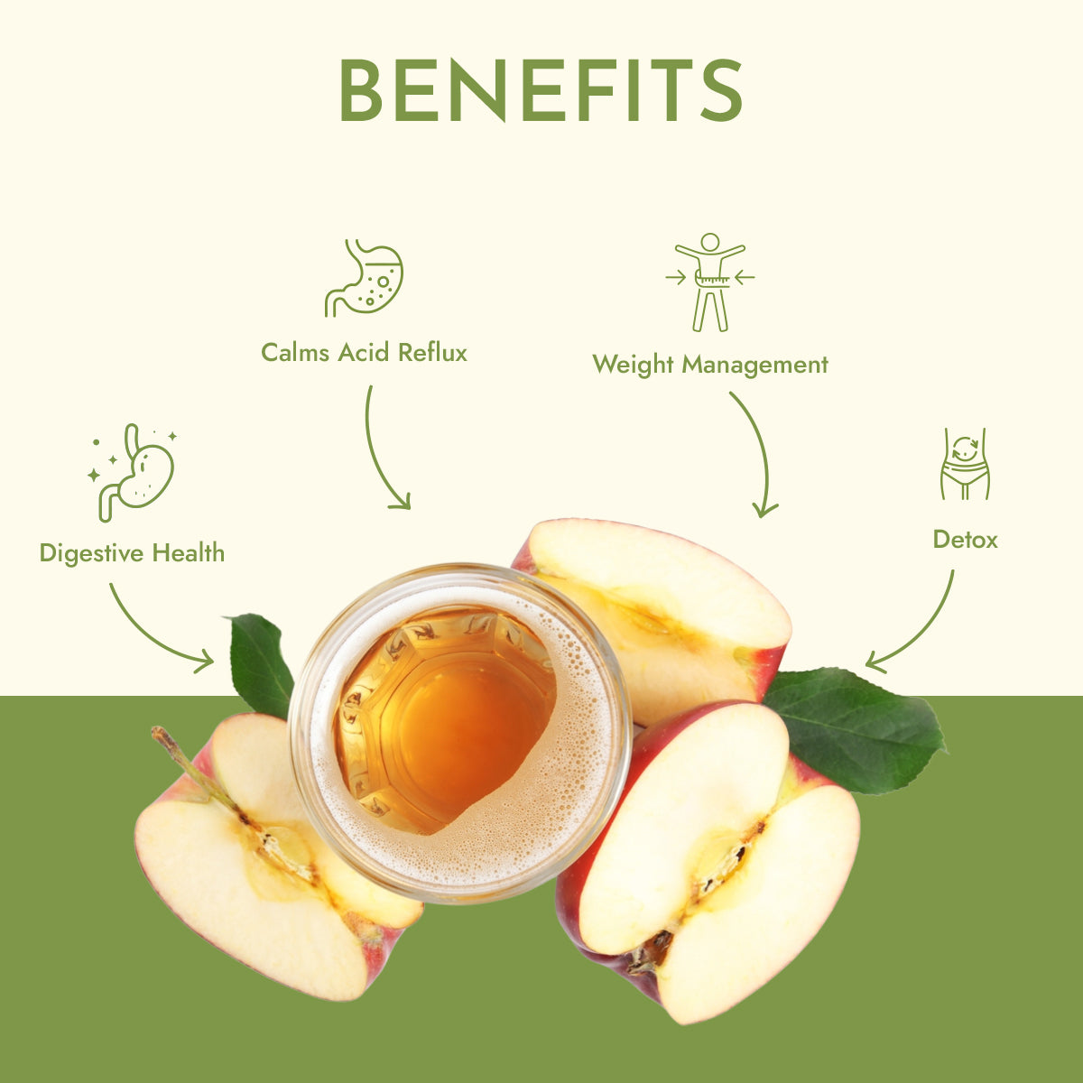 Nirvana Organic's Benefits Apple Cider Vinegar