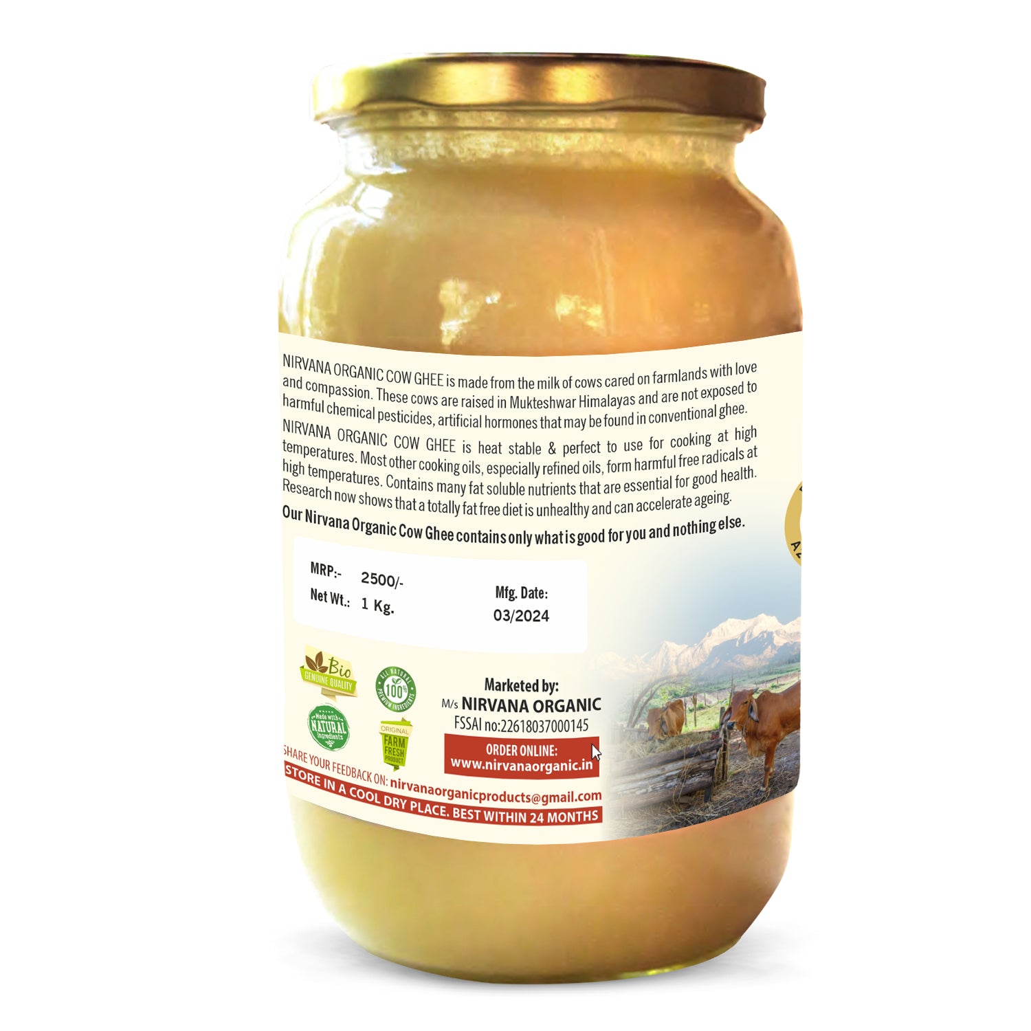 natural cow ghee